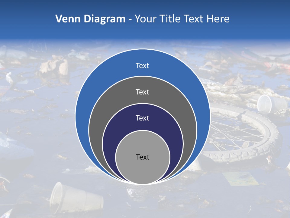 Junk Paper Wheel PowerPoint Template