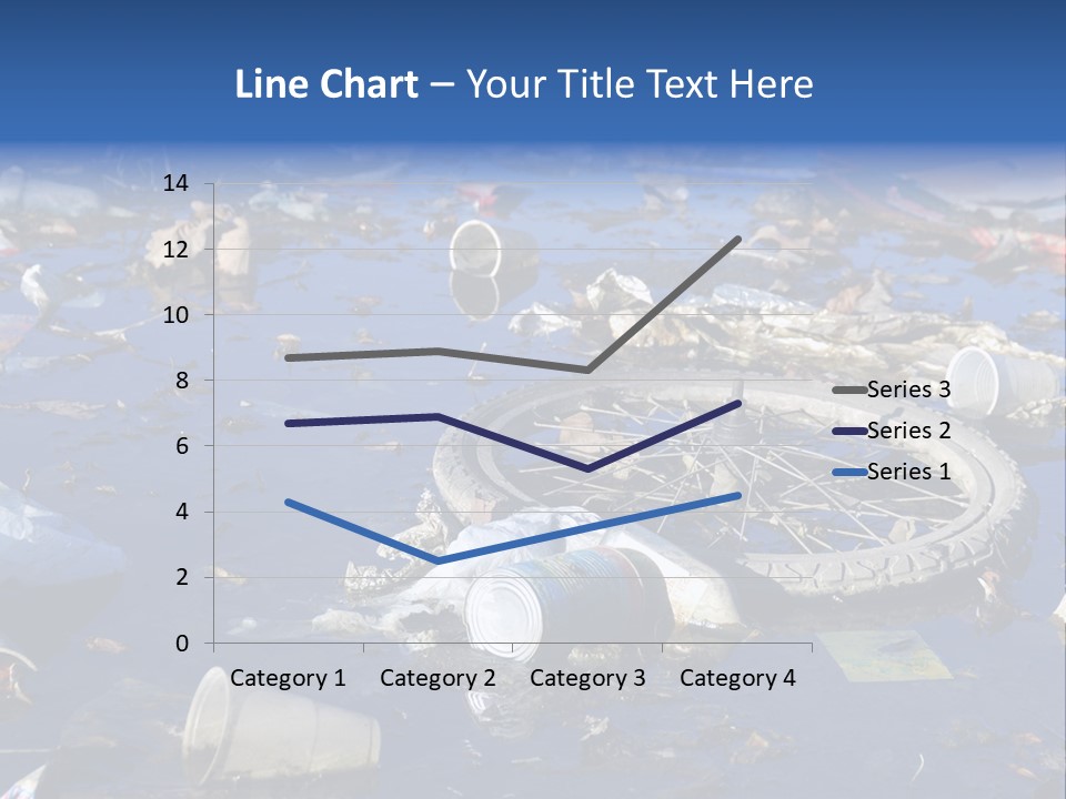 Junk Paper Wheel PowerPoint Template