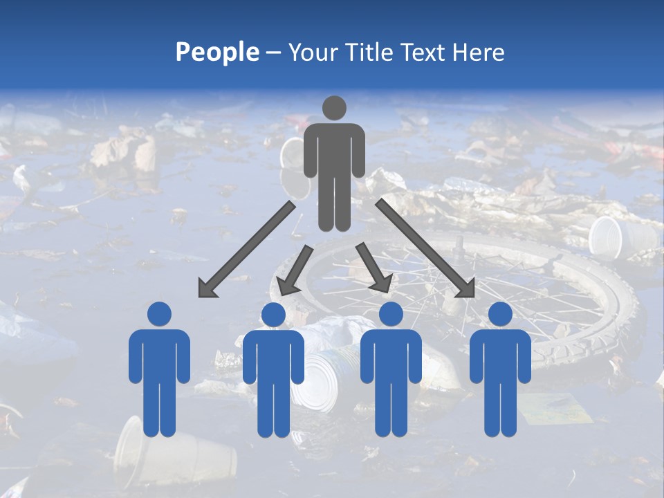 Junk Paper Wheel PowerPoint Template