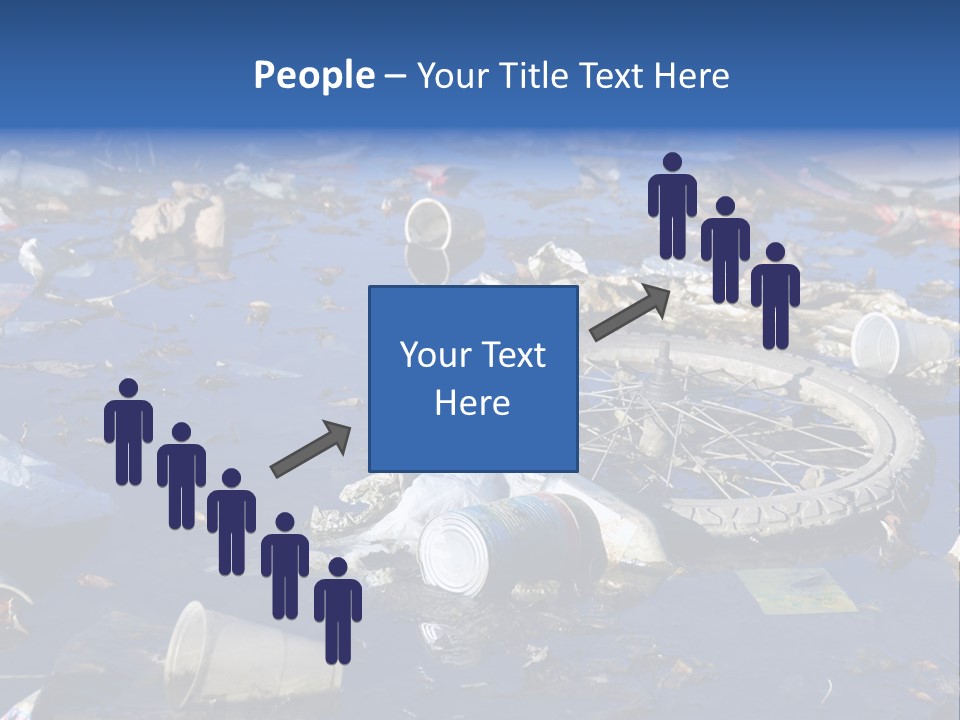 Junk Paper Wheel PowerPoint Template