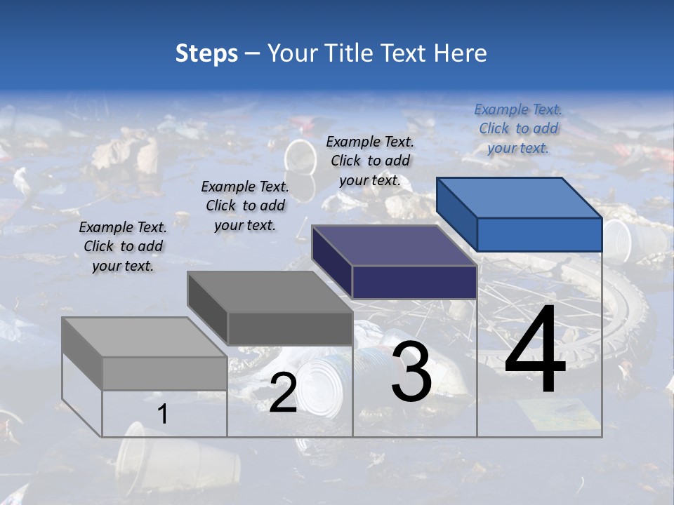 Junk Paper Wheel PowerPoint Template