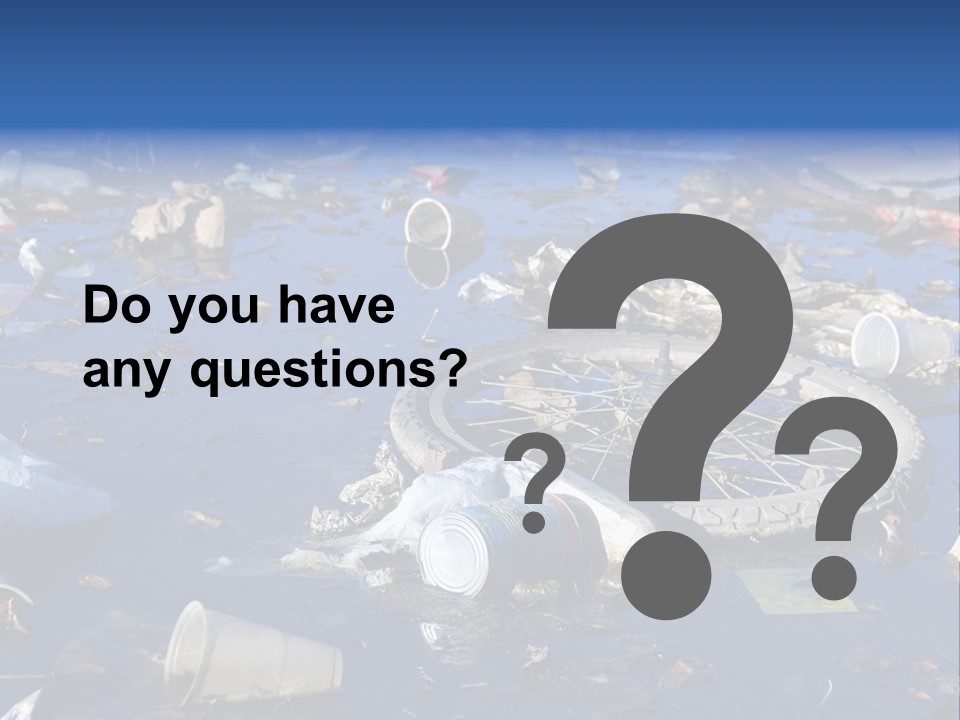 Junk Paper Wheel PowerPoint Template