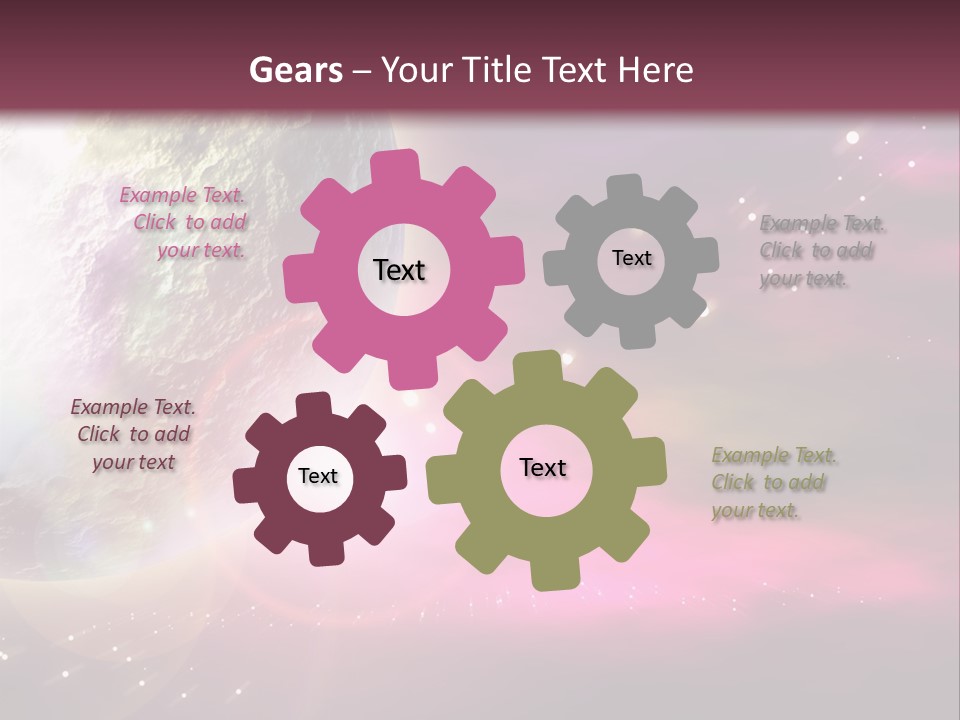 Science Magical Sunlight PowerPoint Template
