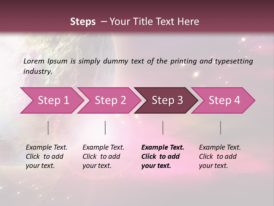Science Magical Sunlight PowerPoint Template