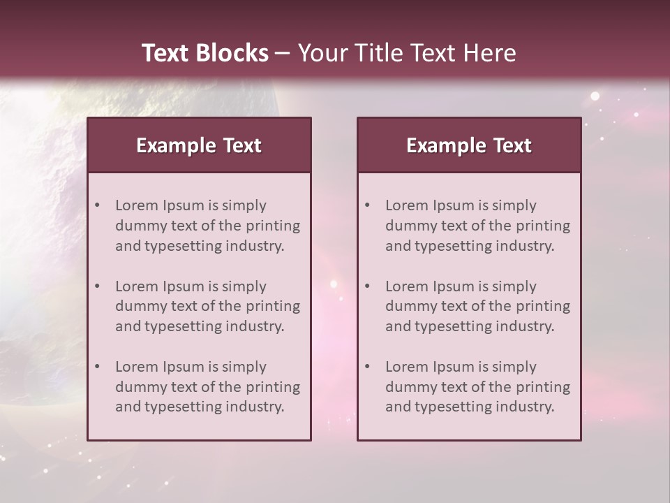 Science Magical Sunlight PowerPoint Template