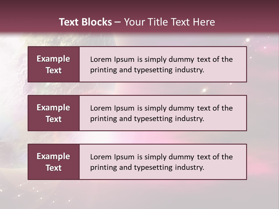 Science Magical Sunlight PowerPoint Template
