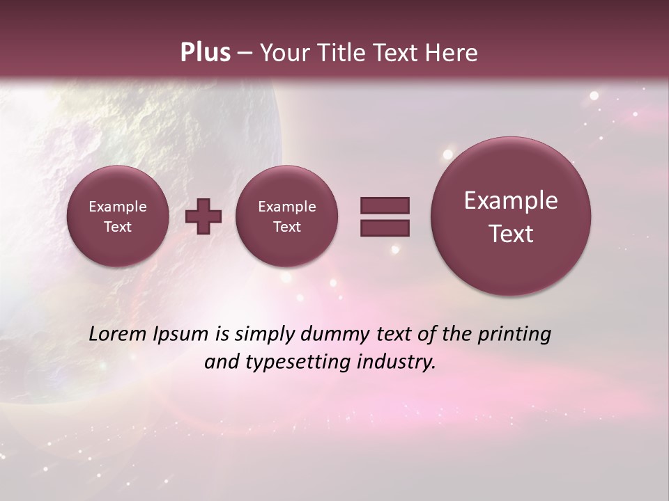 Science Magical Sunlight PowerPoint Template