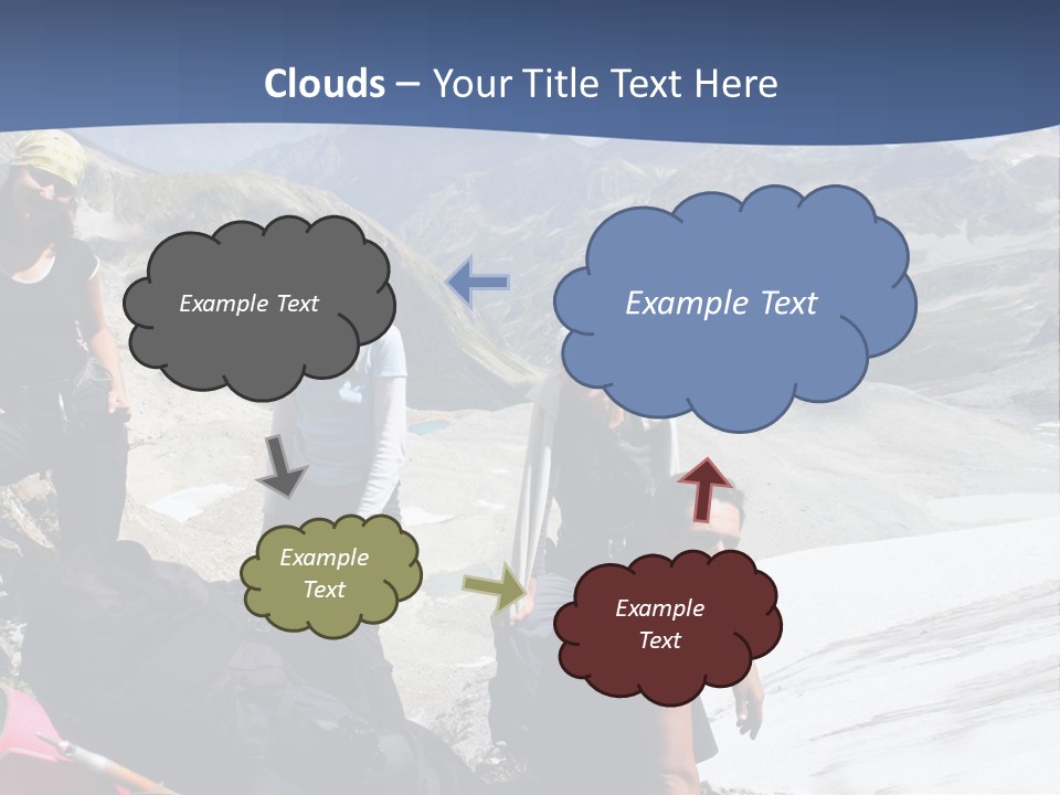 Halt Lie Cloud PowerPoint Template