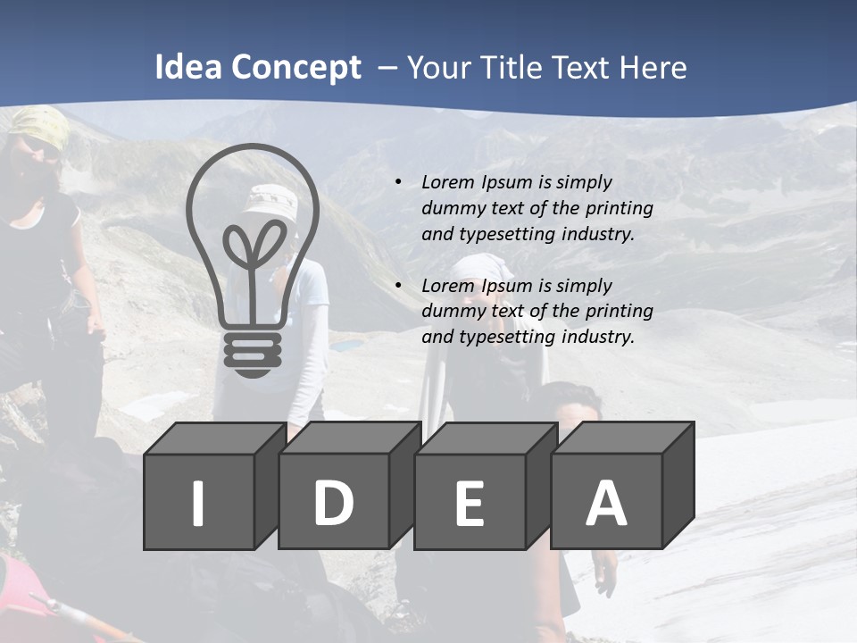 Halt Lie Cloud PowerPoint Template