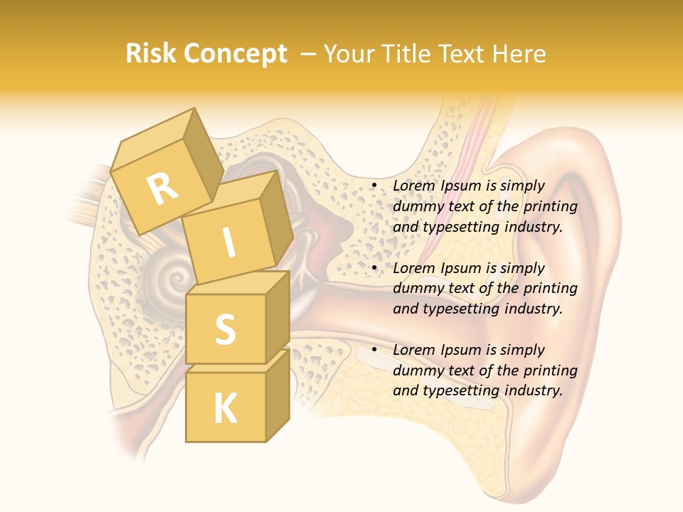 Eardrum Inner Sound PowerPoint Template