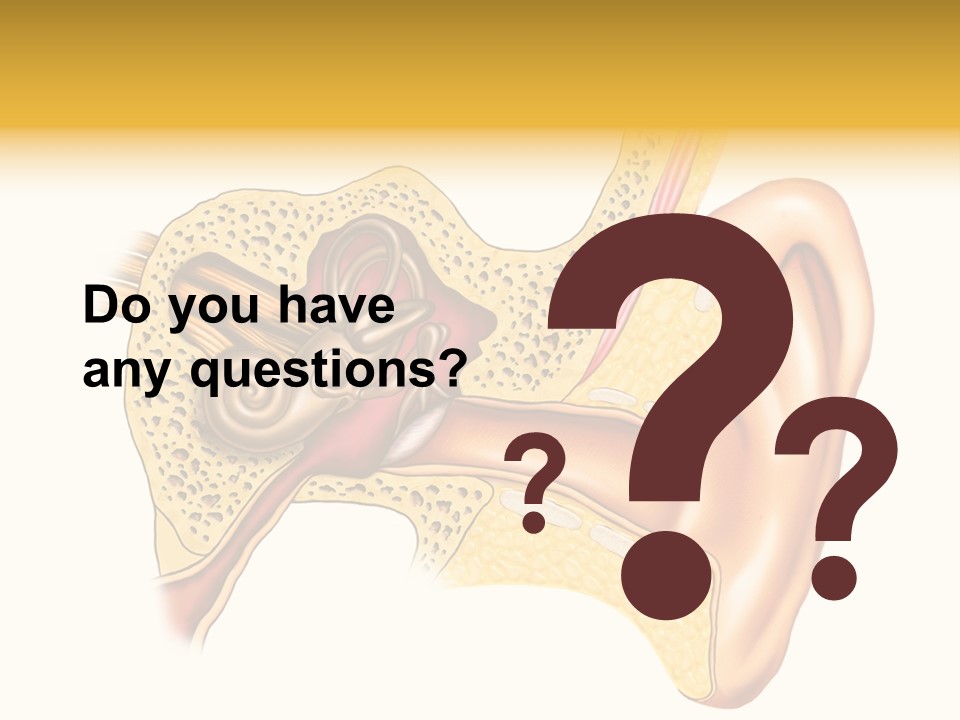 Eardrum Inner Sound PowerPoint Template