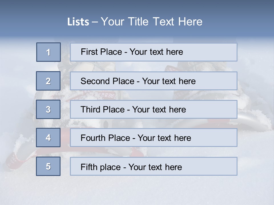 A Person Riding A Snowboard On Top Of Snow Covered Ground PowerPoint Template