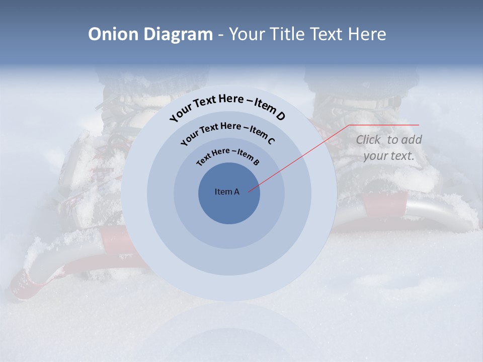 A Person Riding A Snowboard On Top Of Snow Covered Ground PowerPoint Template