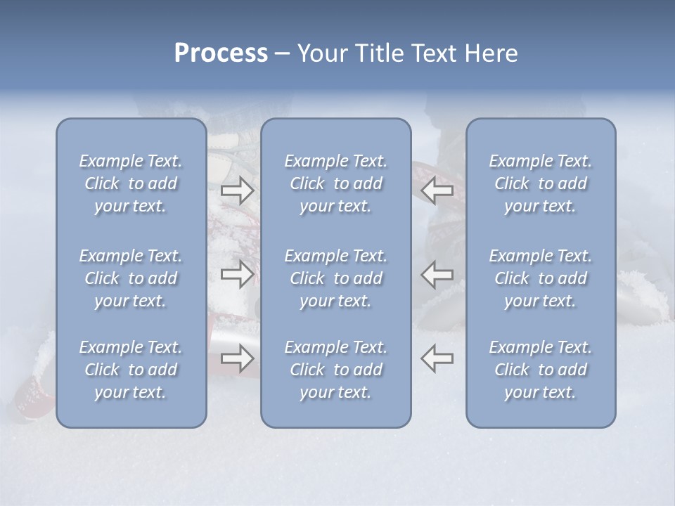 A Person Riding A Snowboard On Top Of Snow Covered Ground PowerPoint Template
