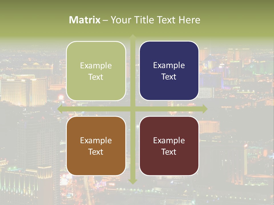 Isolated Freshness Color PowerPoint Template