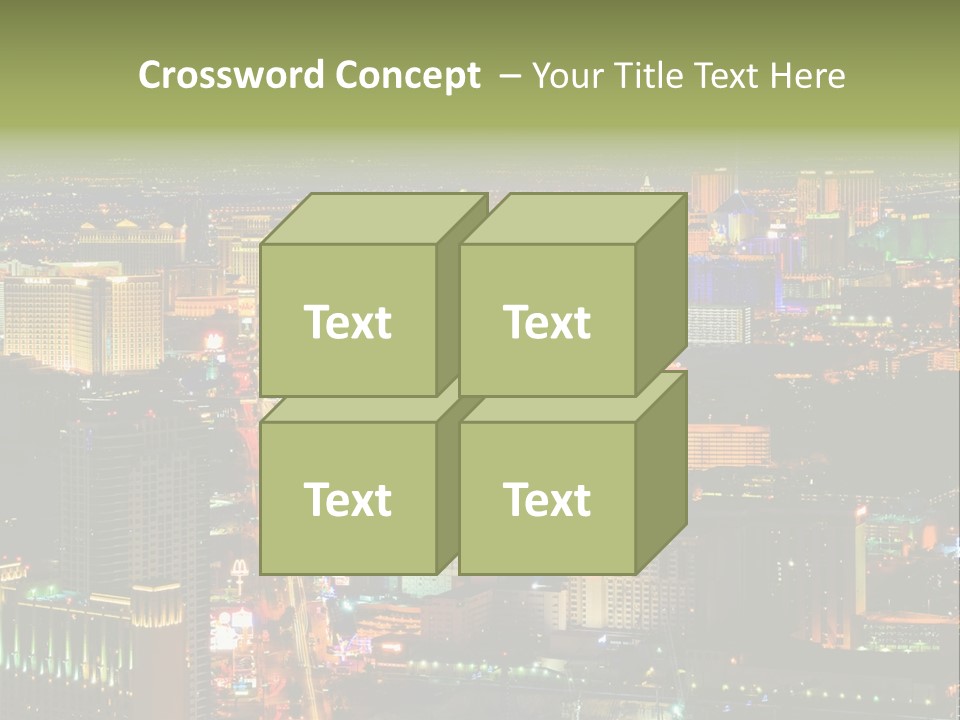 Isolated Freshness Color PowerPoint Template