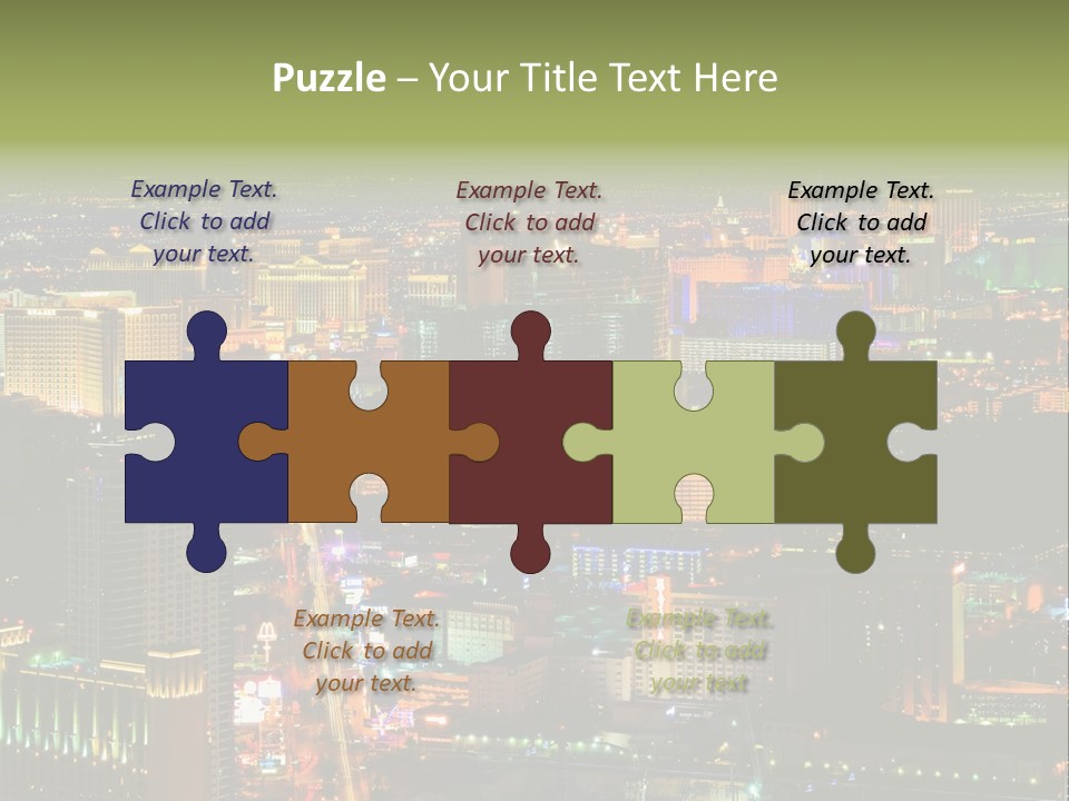 Isolated Freshness Color PowerPoint Template