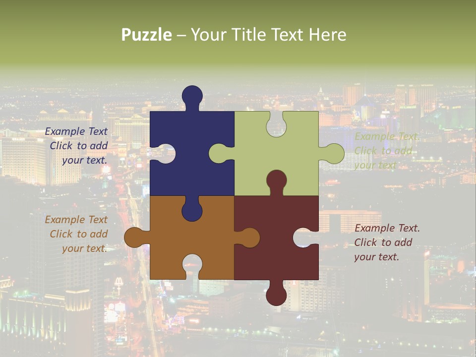 Isolated Freshness Color PowerPoint Template