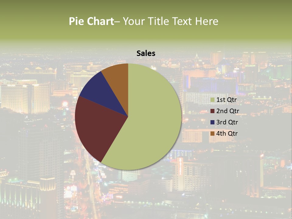 Isolated Freshness Color PowerPoint Template