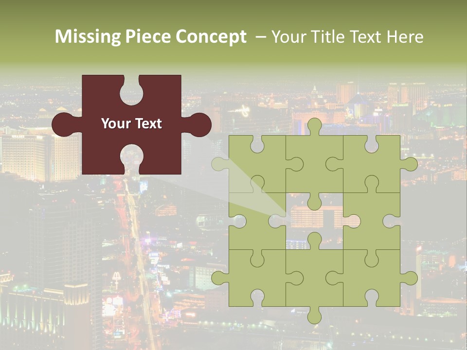 Isolated Freshness Color PowerPoint Template