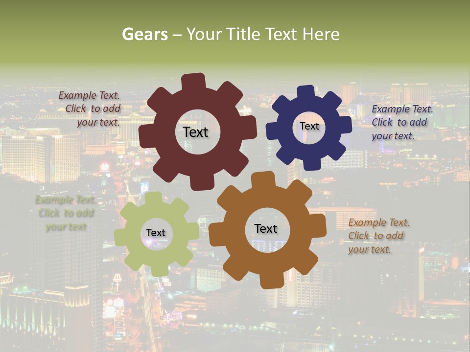 Isolated Freshness Color PowerPoint Template