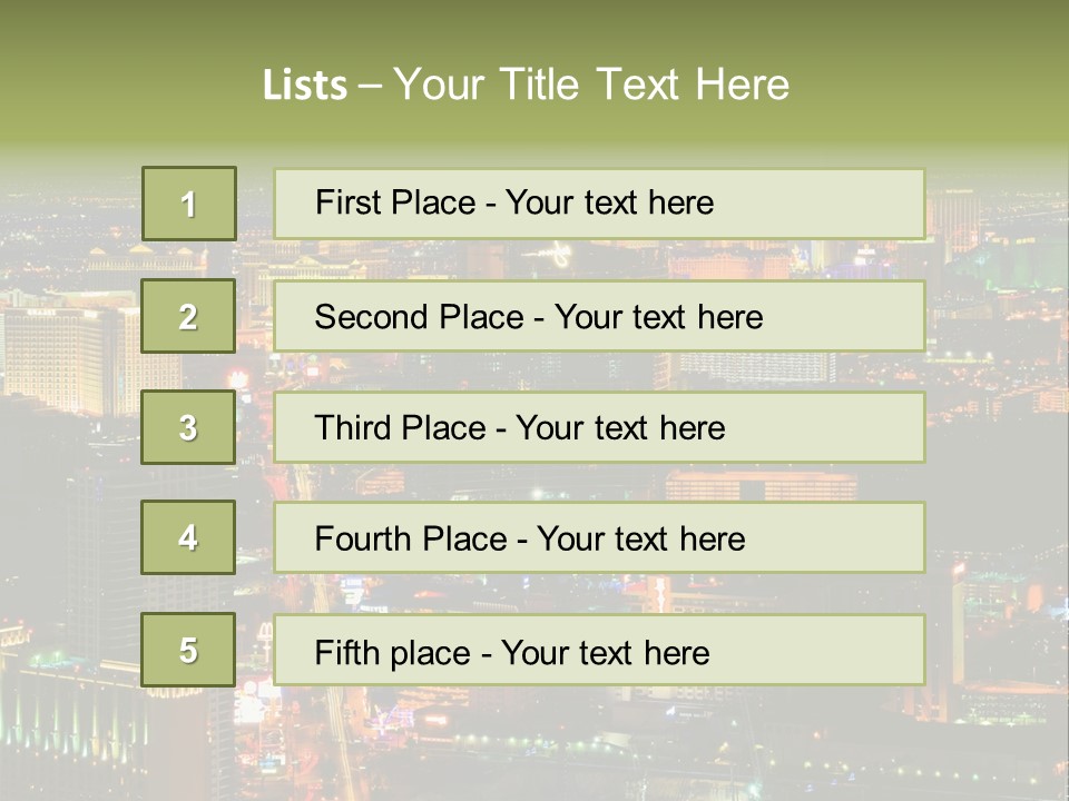 Isolated Freshness Color PowerPoint Template