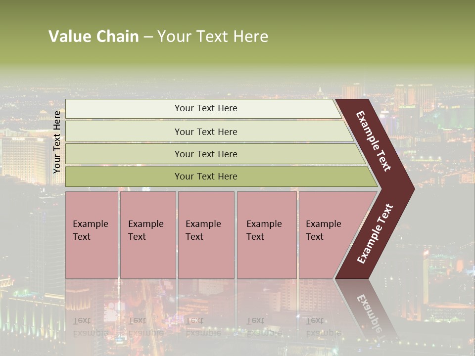 Isolated Freshness Color PowerPoint Template