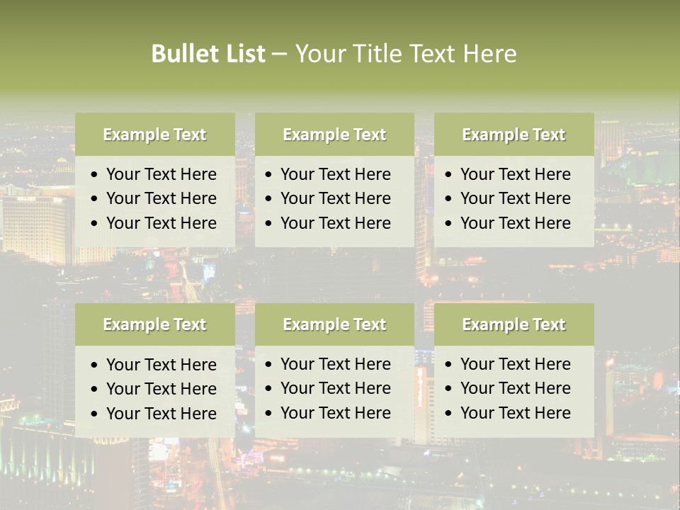 Isolated Freshness Color PowerPoint Template