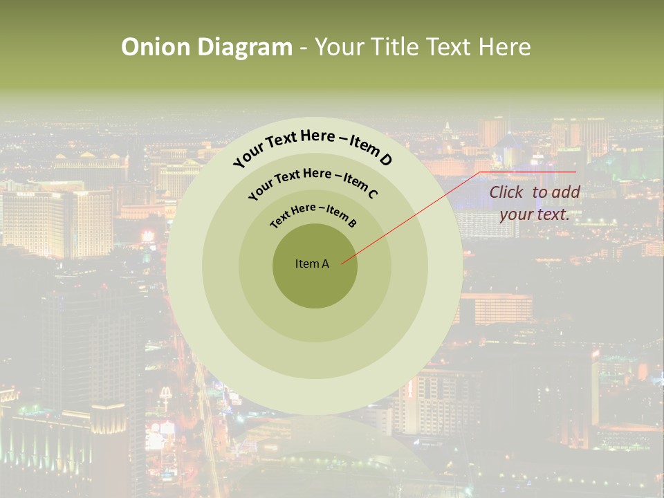 Isolated Freshness Color PowerPoint Template