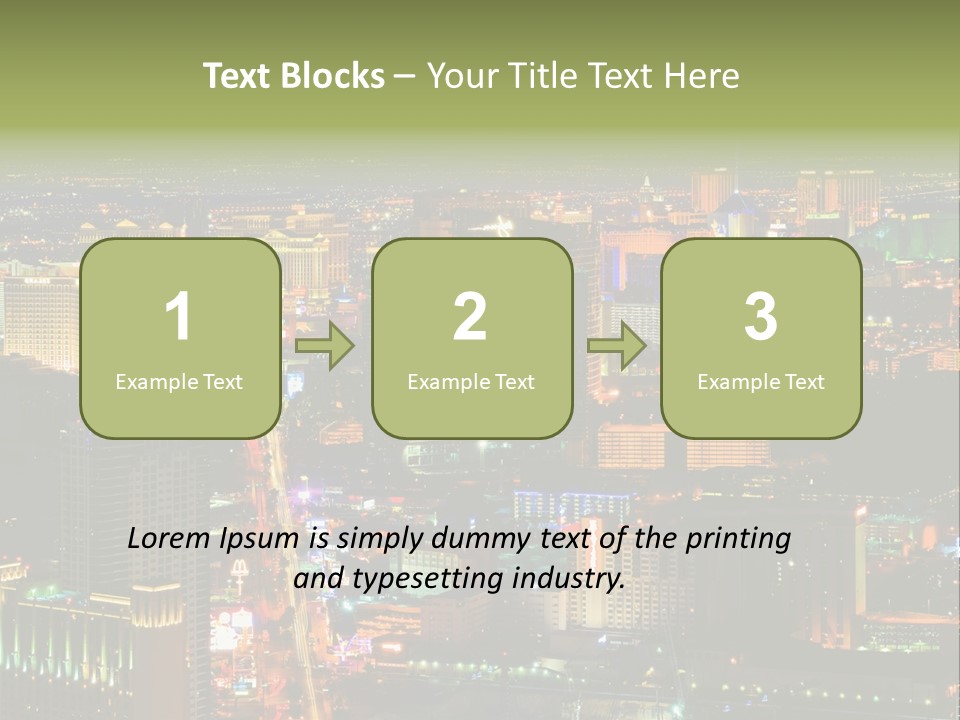Isolated Freshness Color PowerPoint Template