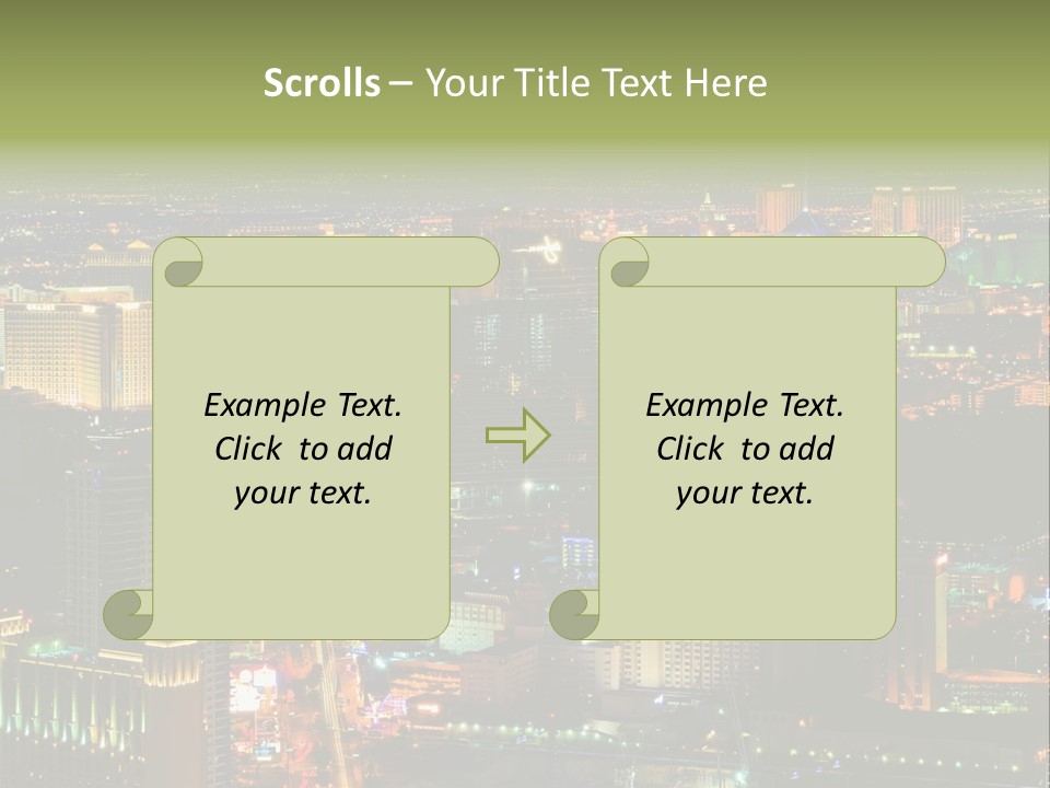 Isolated Freshness Color PowerPoint Template