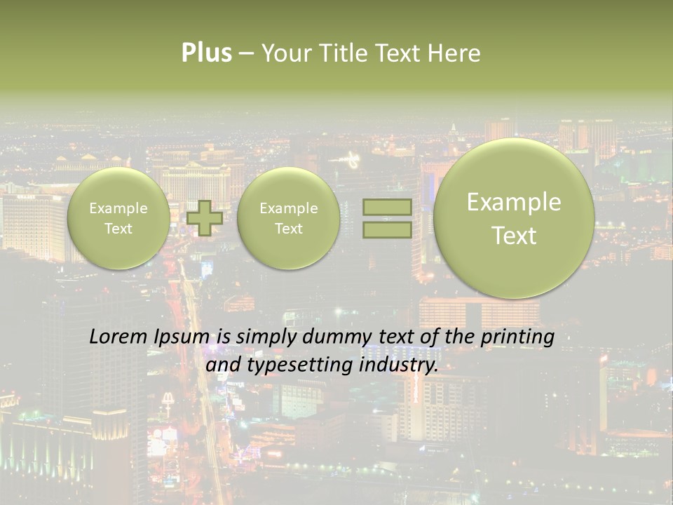 Isolated Freshness Color PowerPoint Template
