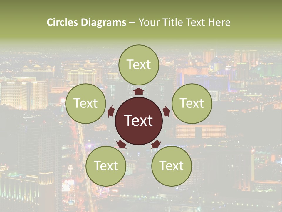 Isolated Freshness Color PowerPoint Template