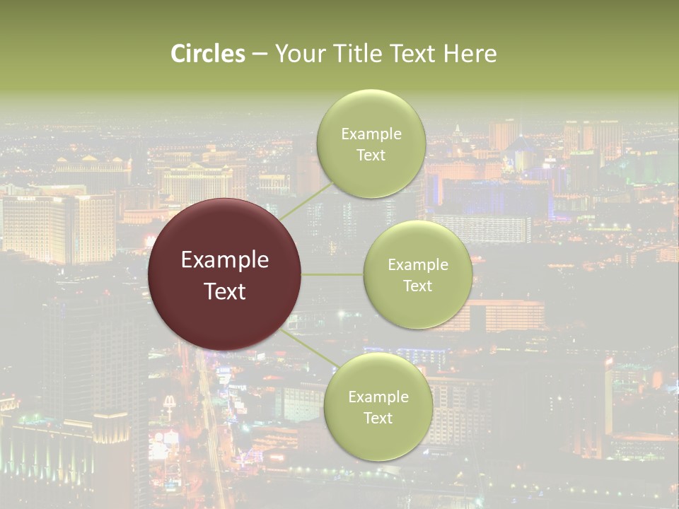 Isolated Freshness Color PowerPoint Template