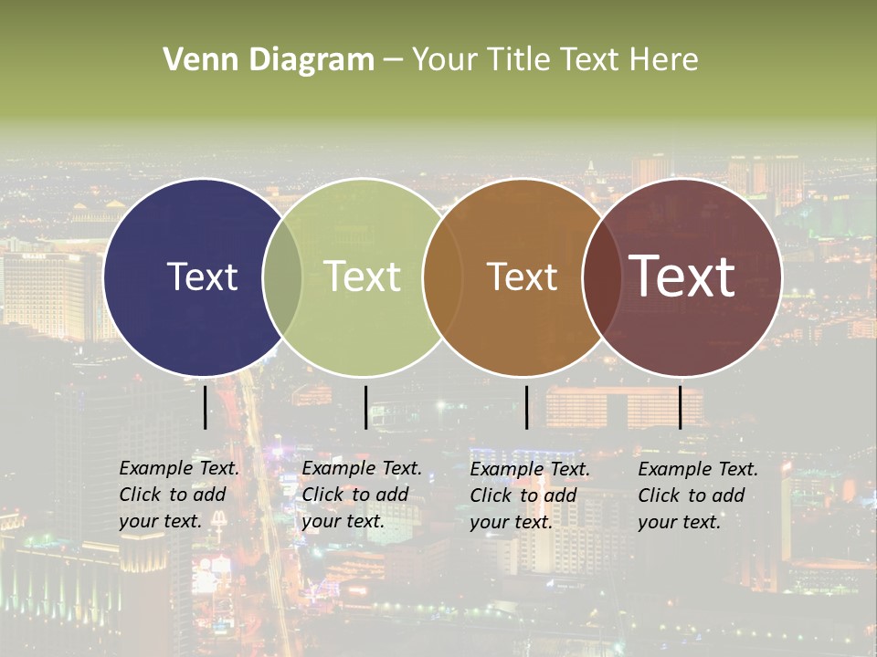 Isolated Freshness Color PowerPoint Template