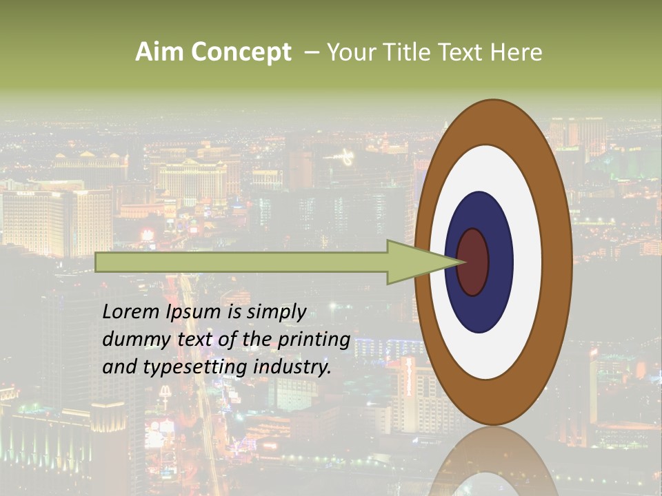 Isolated Freshness Color PowerPoint Template