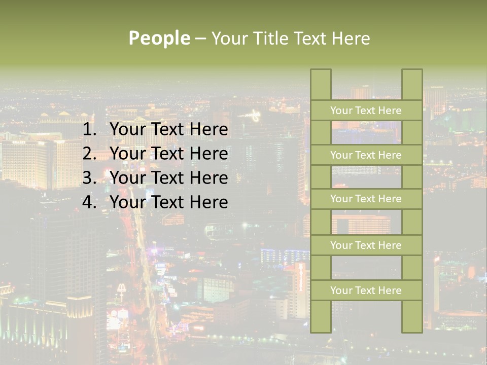 Isolated Freshness Color PowerPoint Template