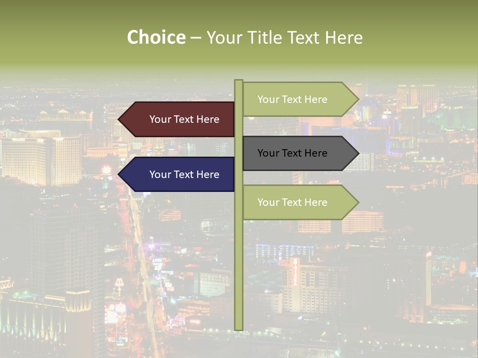 Isolated Freshness Color PowerPoint Template