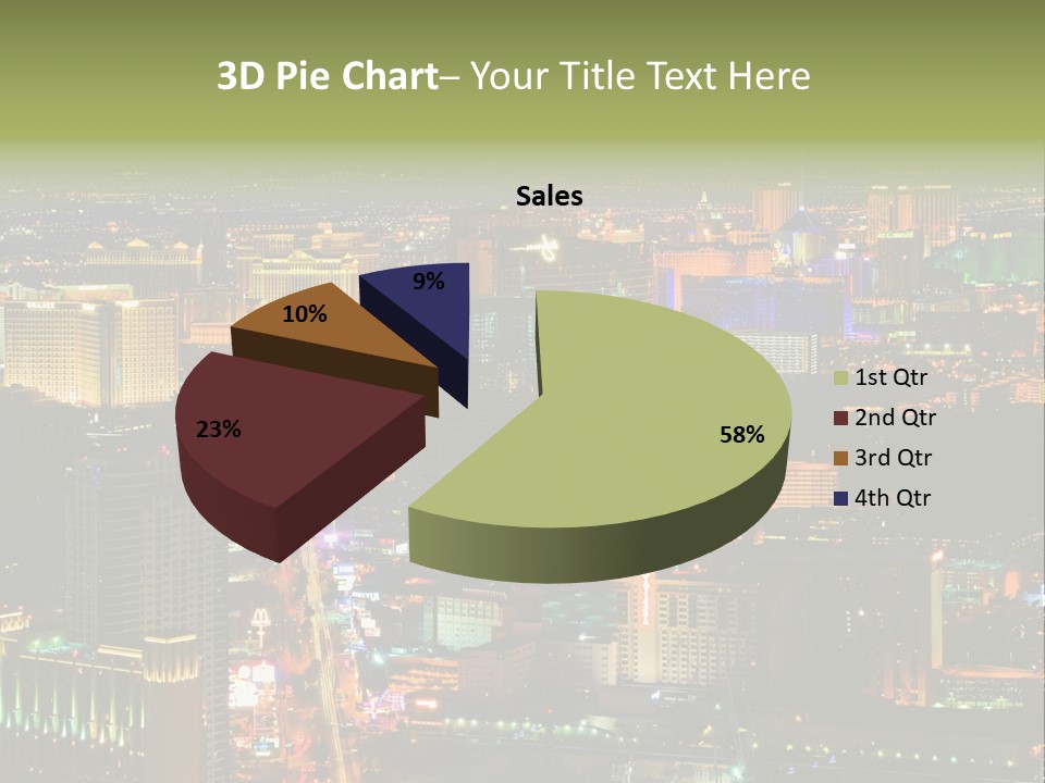 Isolated Freshness Color PowerPoint Template
