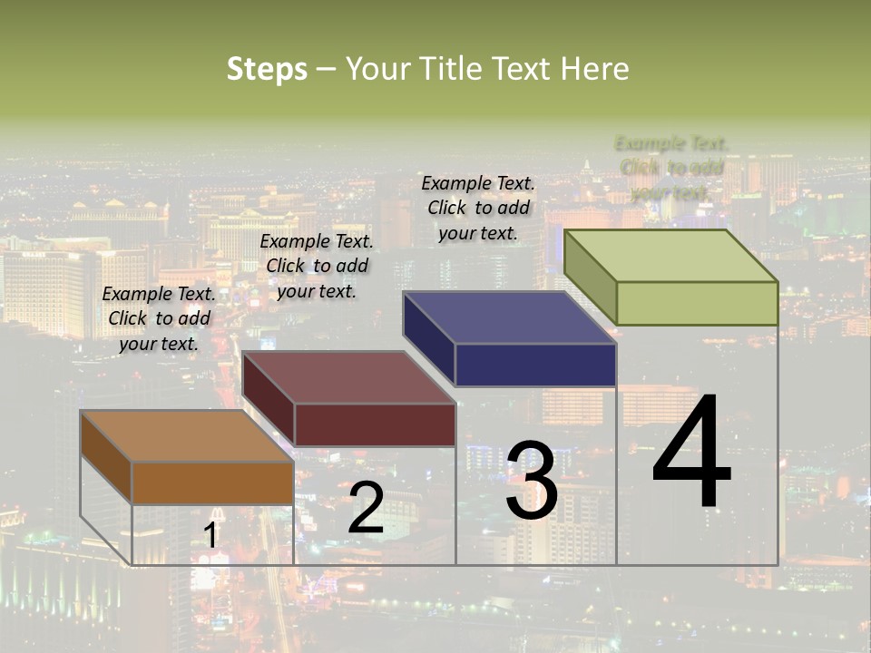 Isolated Freshness Color PowerPoint Template