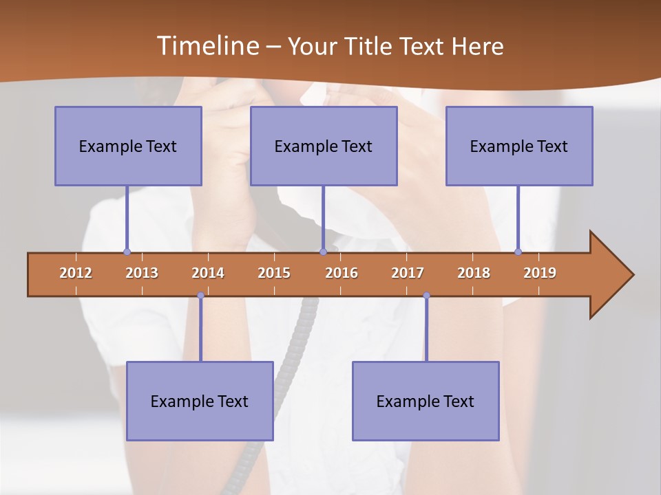 Table People Girl PowerPoint Template