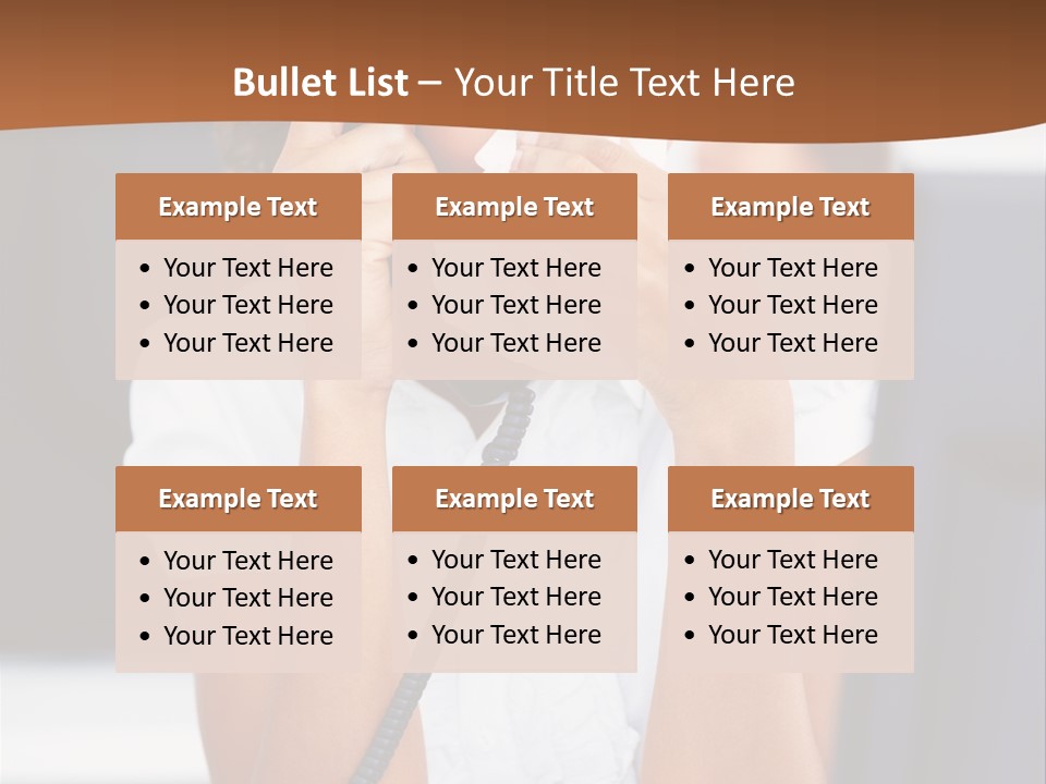 Table People Girl PowerPoint Template