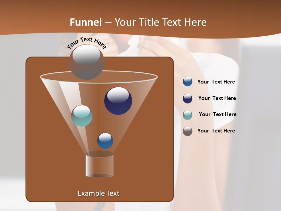 Table People Girl PowerPoint Template