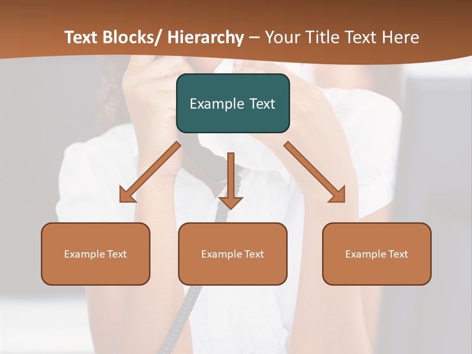 Table People Girl PowerPoint Template