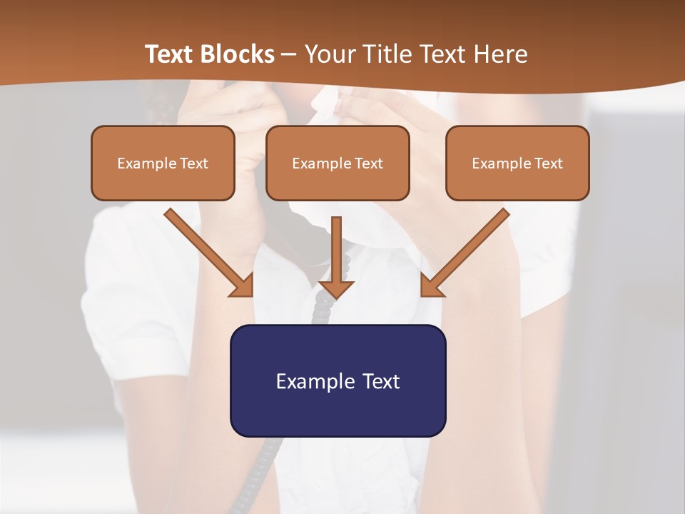 Table People Girl PowerPoint Template