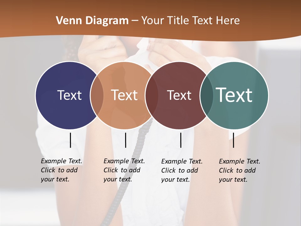 Table People Girl PowerPoint Template