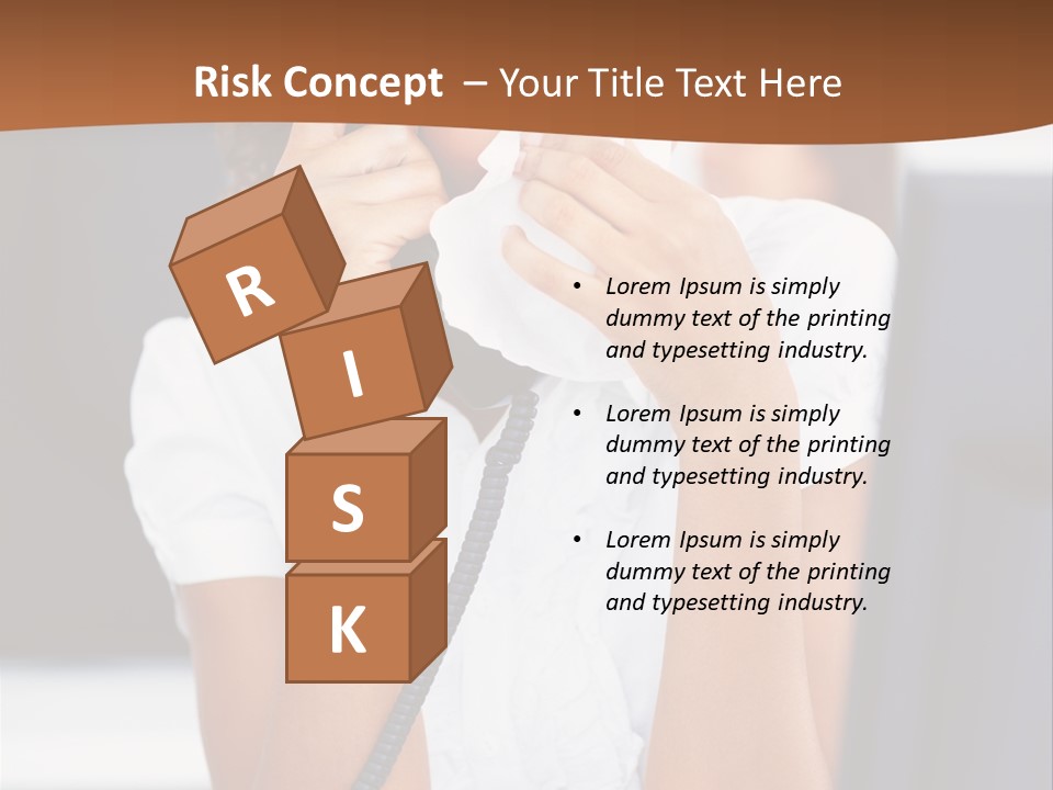 Table People Girl PowerPoint Template