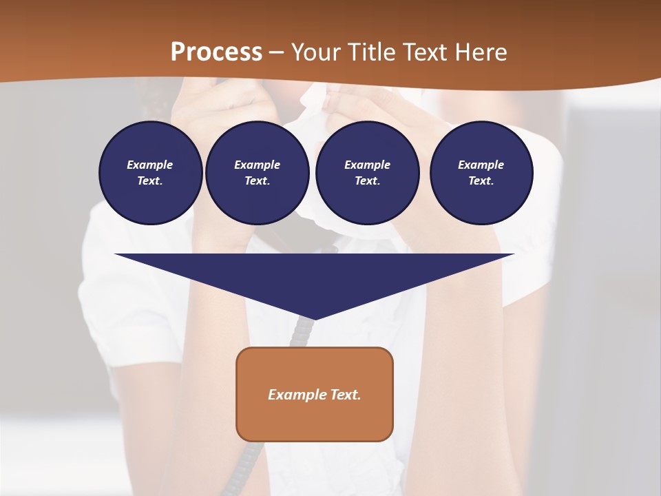 Table People Girl PowerPoint Template