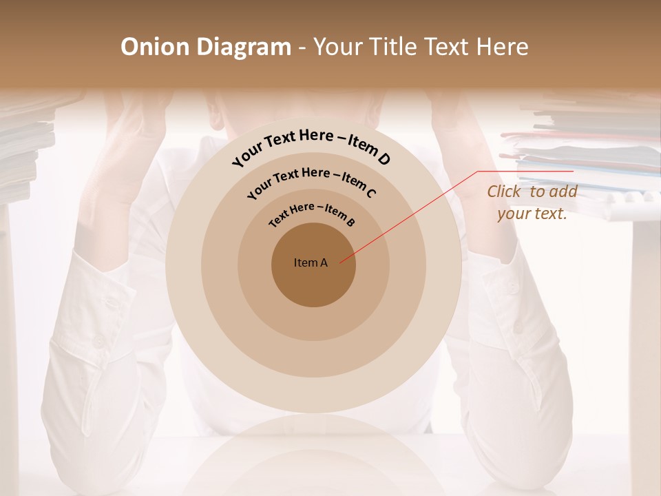Table People Girl PowerPoint Template
