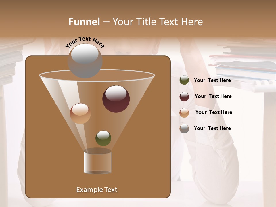 Table People Girl PowerPoint Template